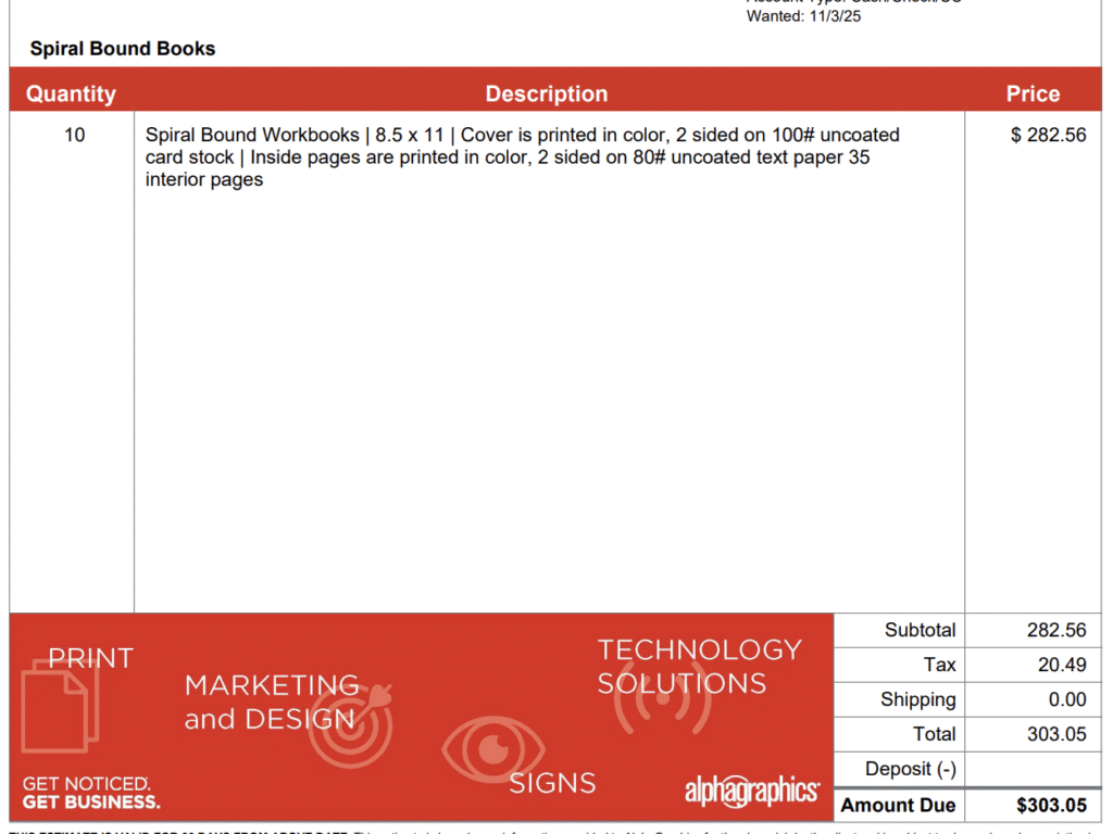 small wins method book estimate
