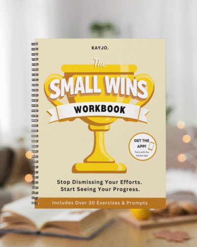 (physical copy) the small wins method: your self celebration workbook & journal