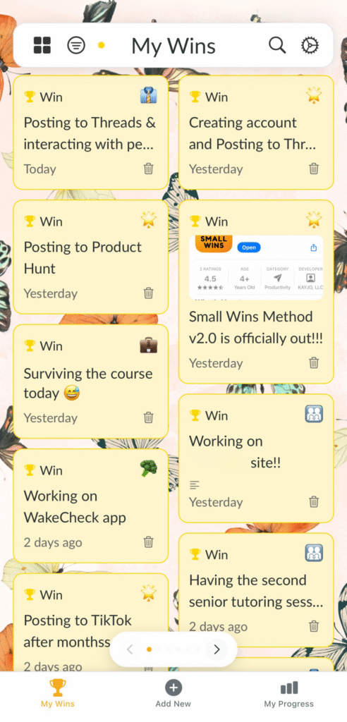 home screen wins only